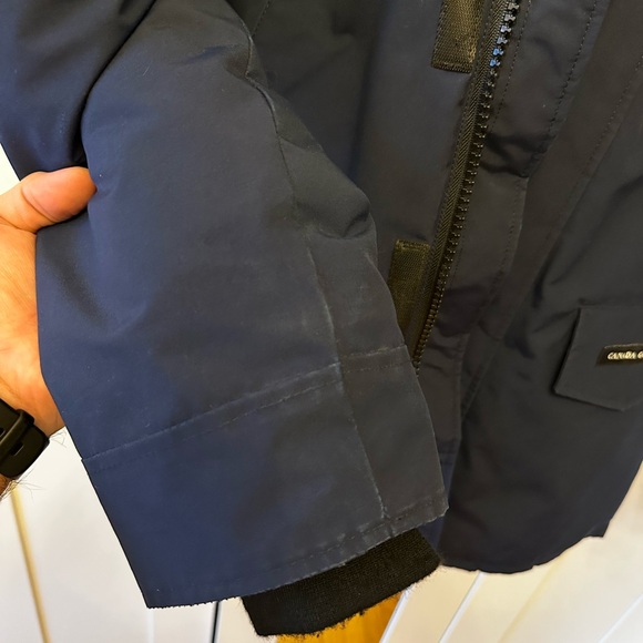 Canada Goose Langford Parka 2062MT Atlantic Navy Size Small (no fur) - Picture 12 of 14